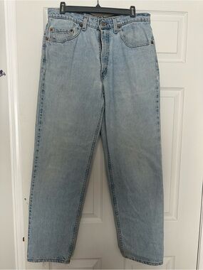 Worn - Levi Light Denim Straight Leg Jean